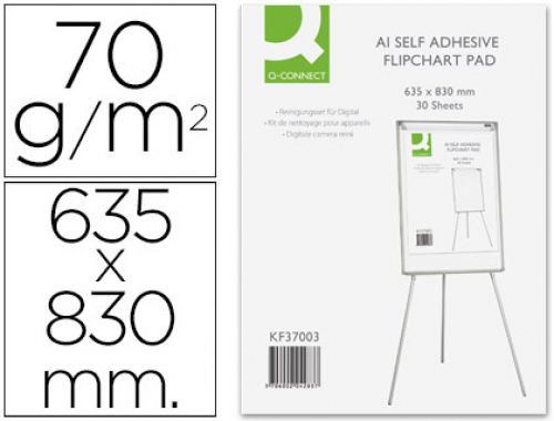 Bloco de papel autoadesivo q-connect 70 gr , Q-connect , 38280 , 5705831370036
